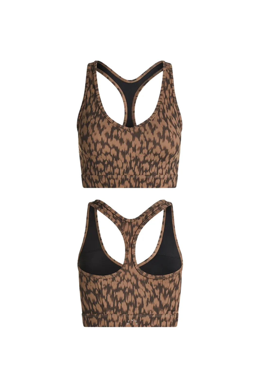 Form Park Bra, Cocoa Etched Animal