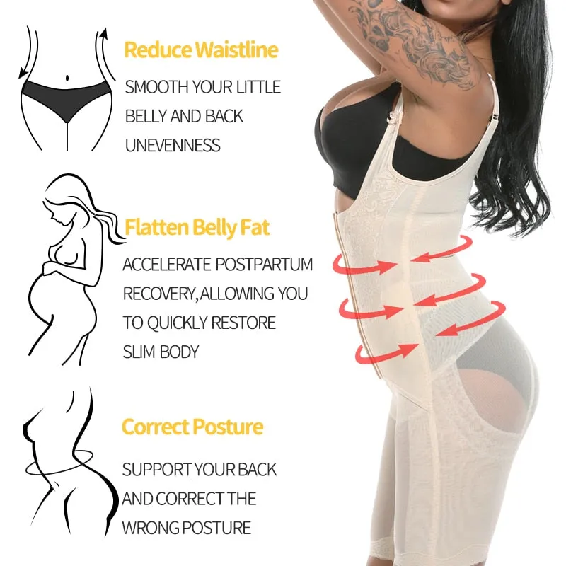 Full Body Shaper Modeling Belt Waist Trainer Butt Lifter Thigh Reducer Panties Tummy Control Push Up Shapewear Corset