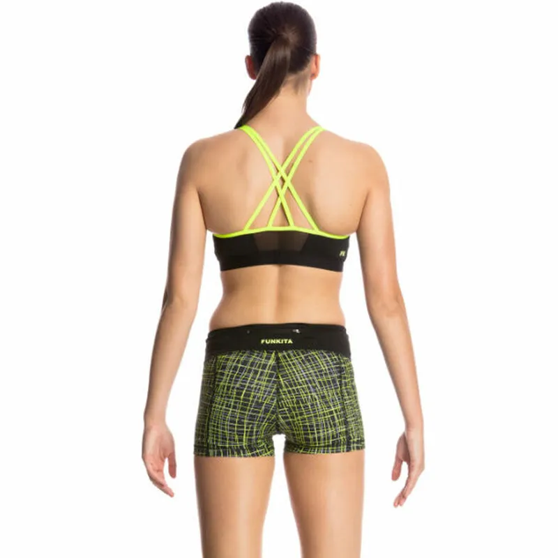 Funkita - Slash 'n Burn - Ladies Bondage Crop Top