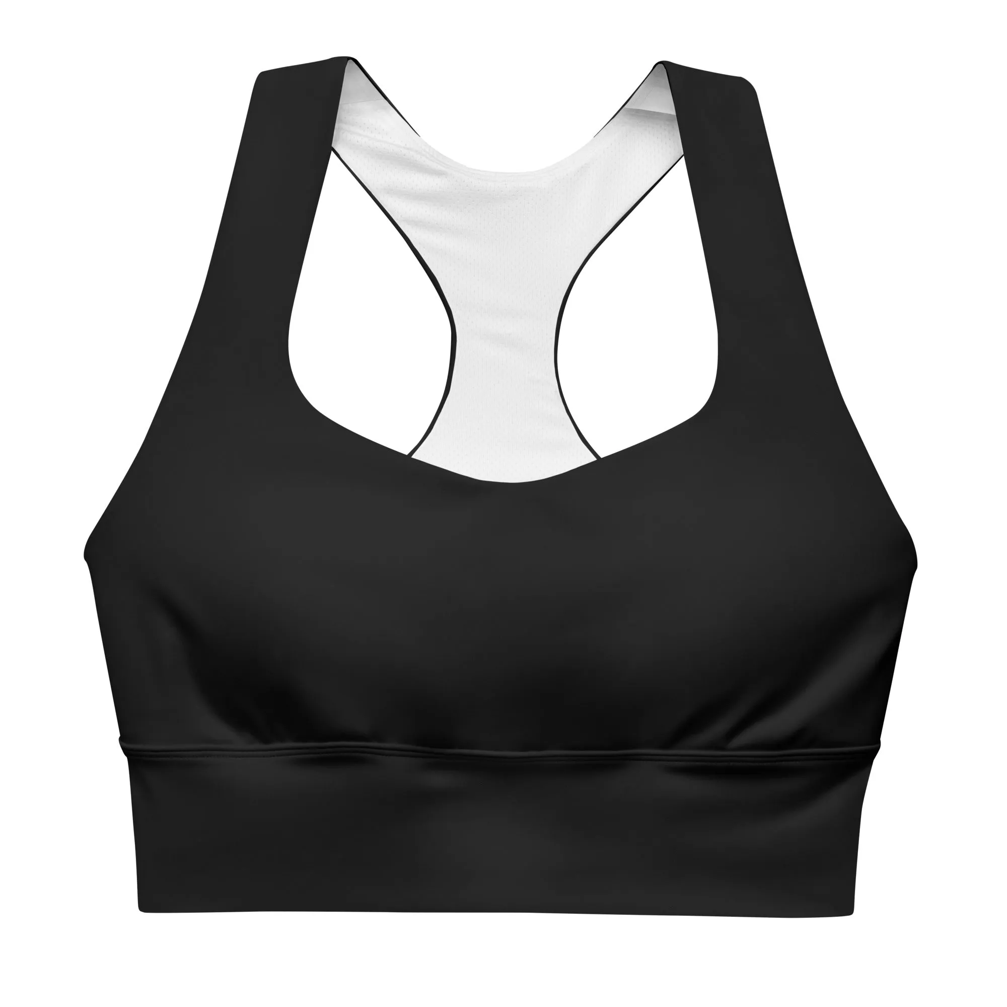 GG - Longline sports bra - Black