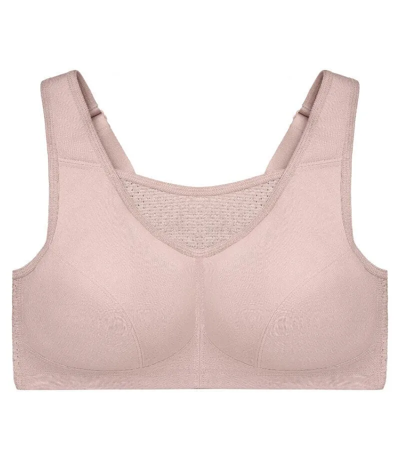 Glamorise No-Bounce Camisole Elite Wire-Free Sports Bra - Rose Tan