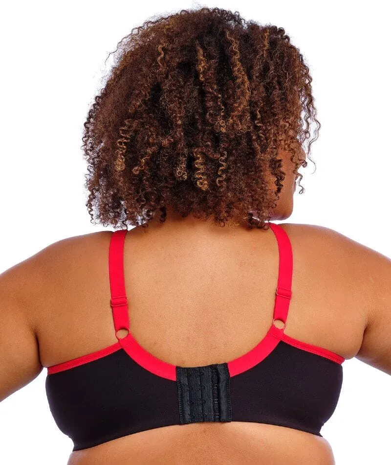 Comfortable Black Goddess Sport Soft Cup Wire-Free Sports Bra for Active Lifestyle