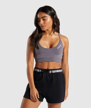 Gymshark 24/7 Bralette - Slate Lavender