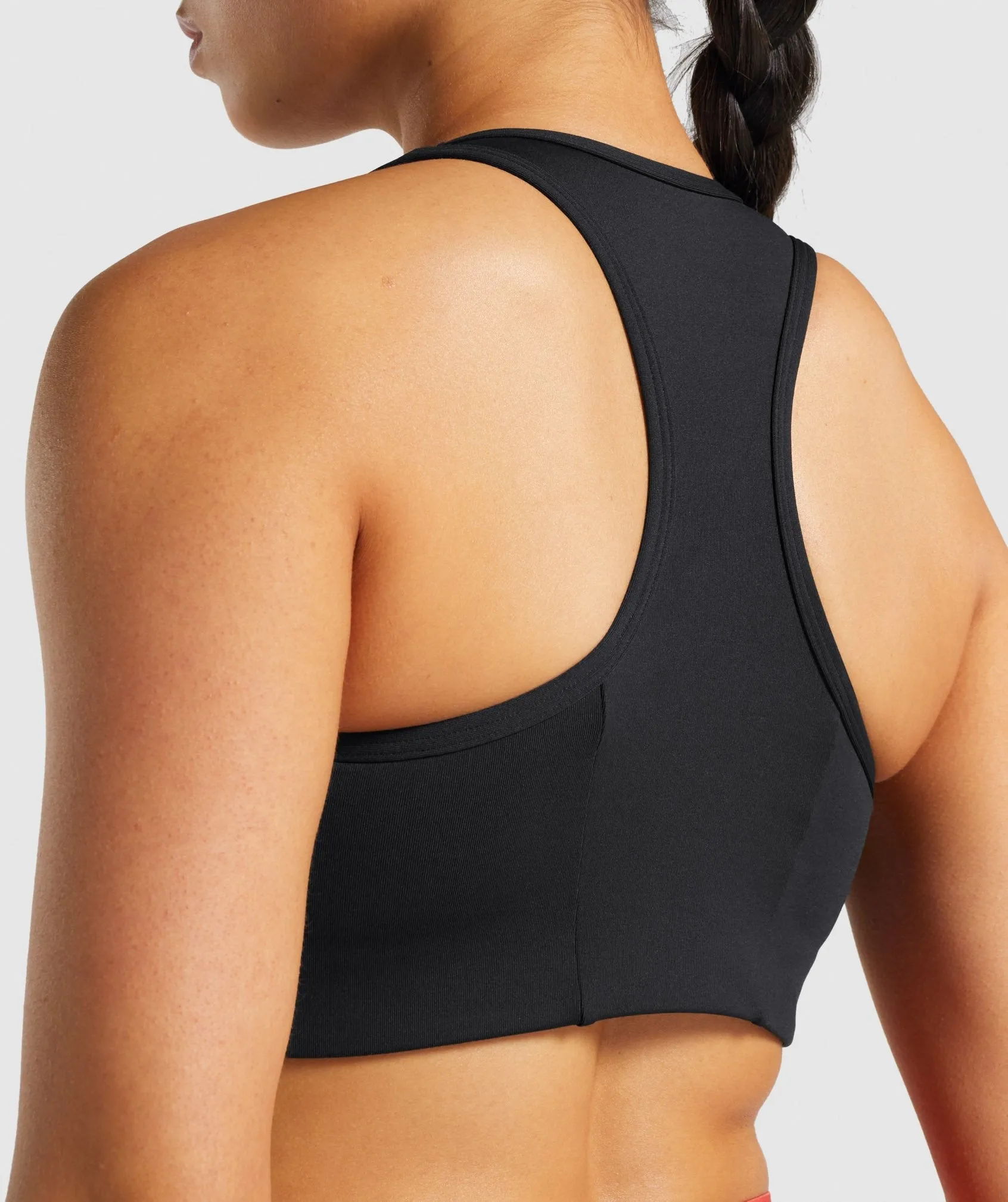 Gymshark Essential Racer Back Sports Bra - Black