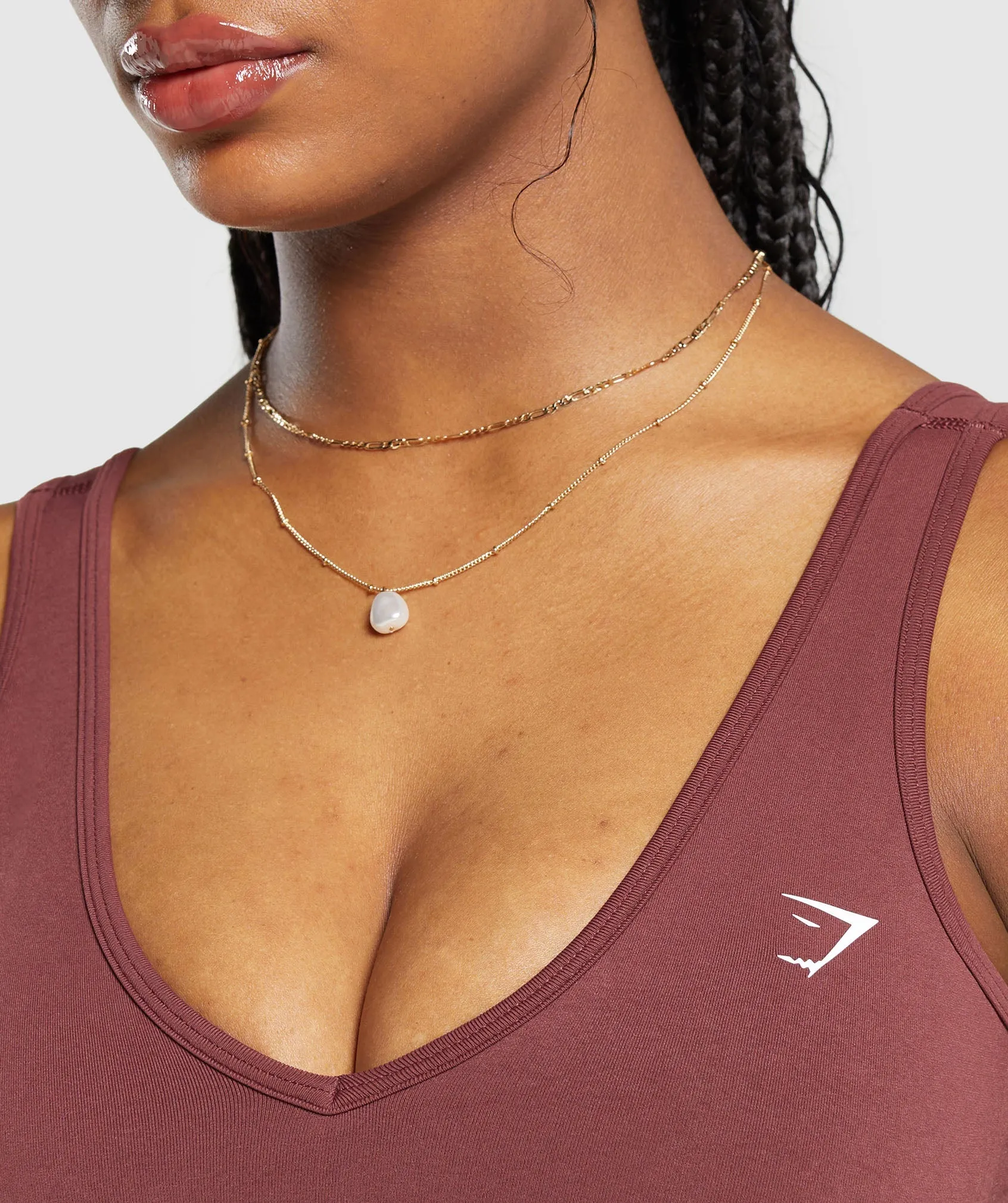 Gymshark Everyday Seamless Sports Bra - Burgundy Brown