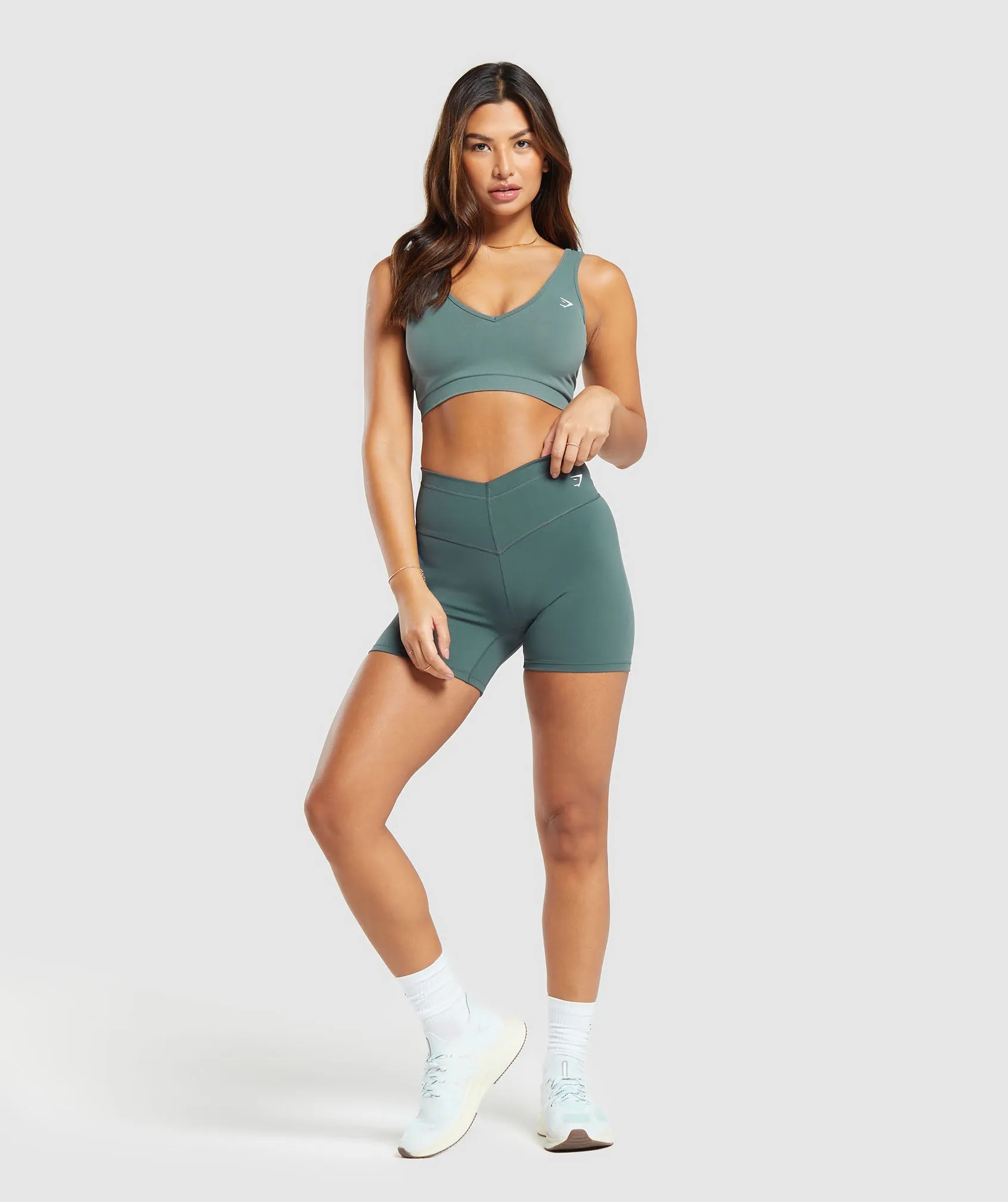 Gymshark Everyday Seamless Sports Bra - Cargo Teal