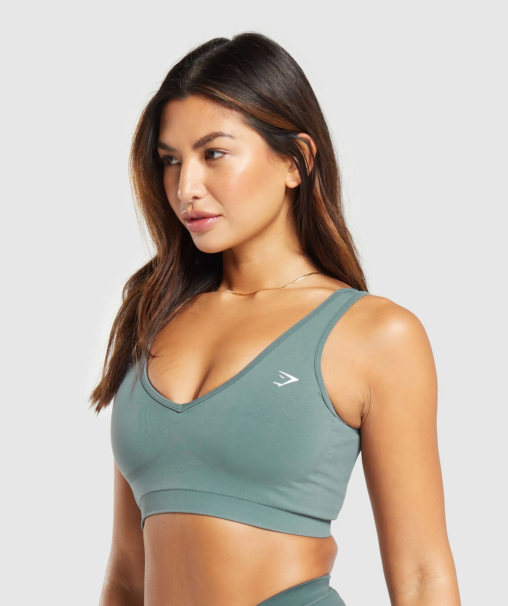 Gymshark Everyday Seamless Sports Bra - Cargo Teal