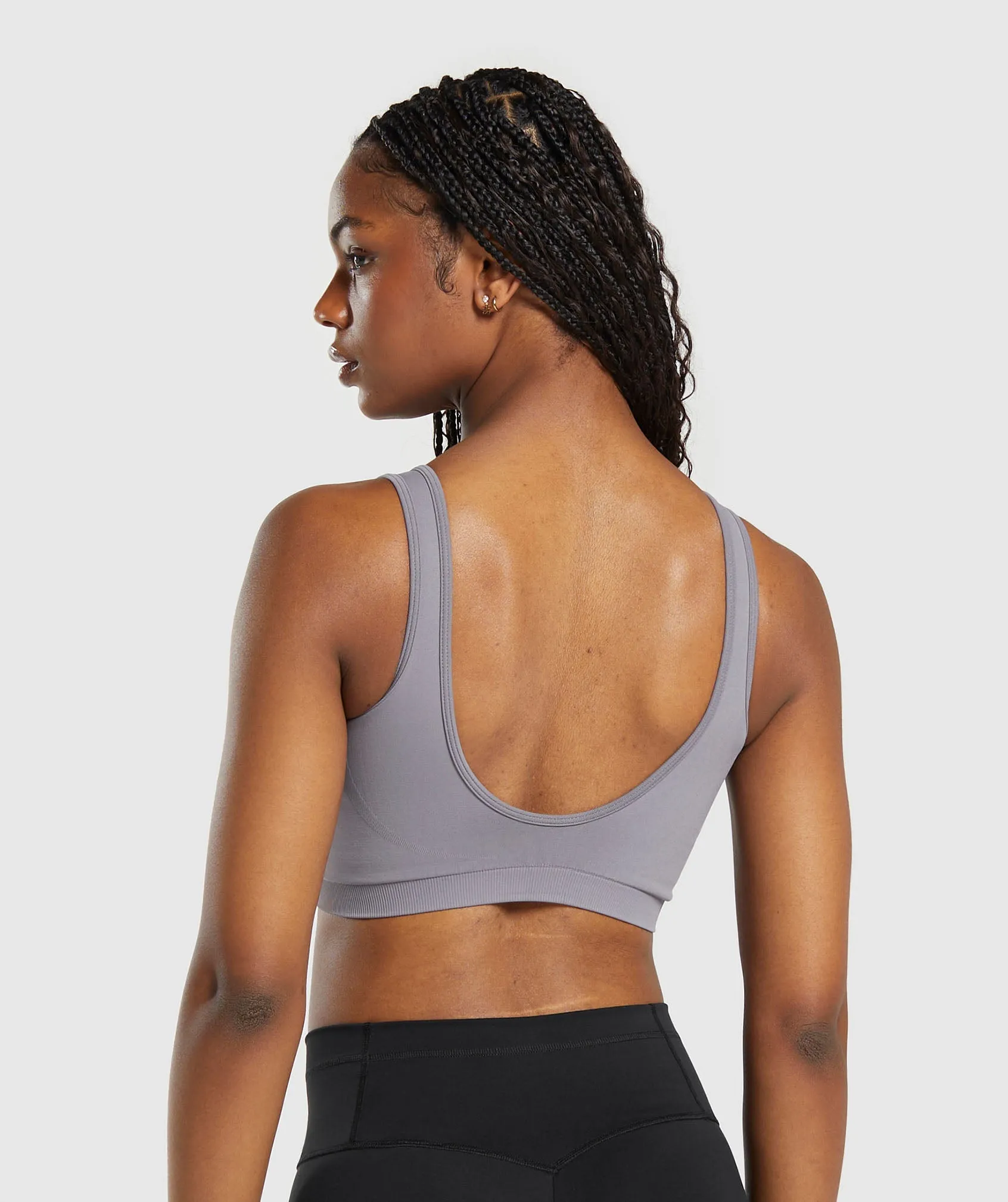 Gymshark Everyday Seamless Sports Bra - Fog Purple