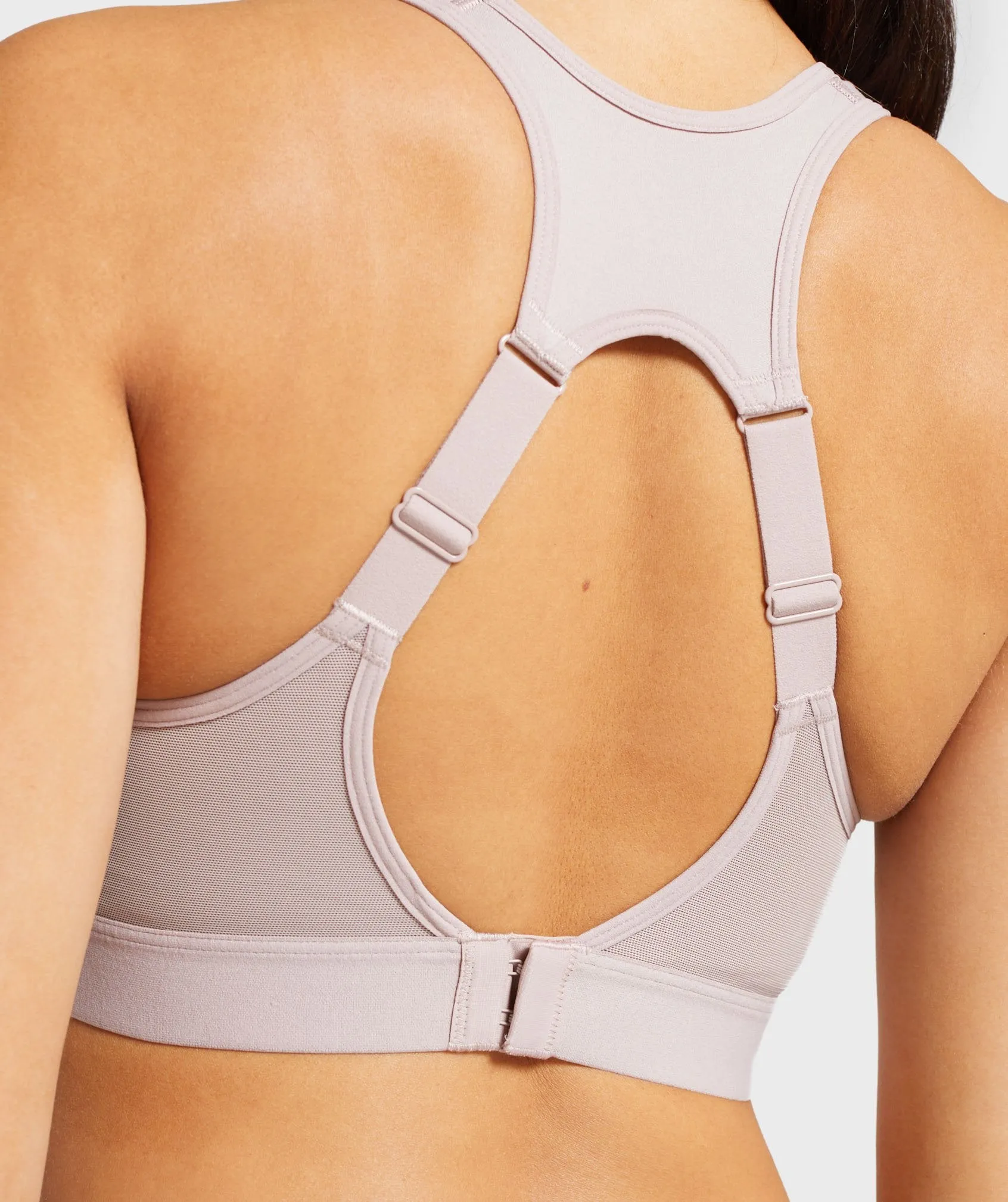 Gymshark Open Back Training Sports Bra - Taupe