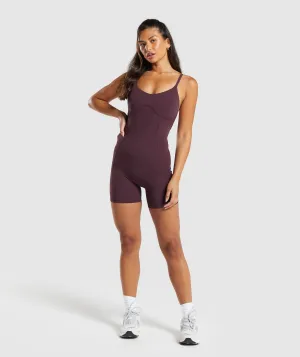 Gymshark Strappy All in One - Depth Purple