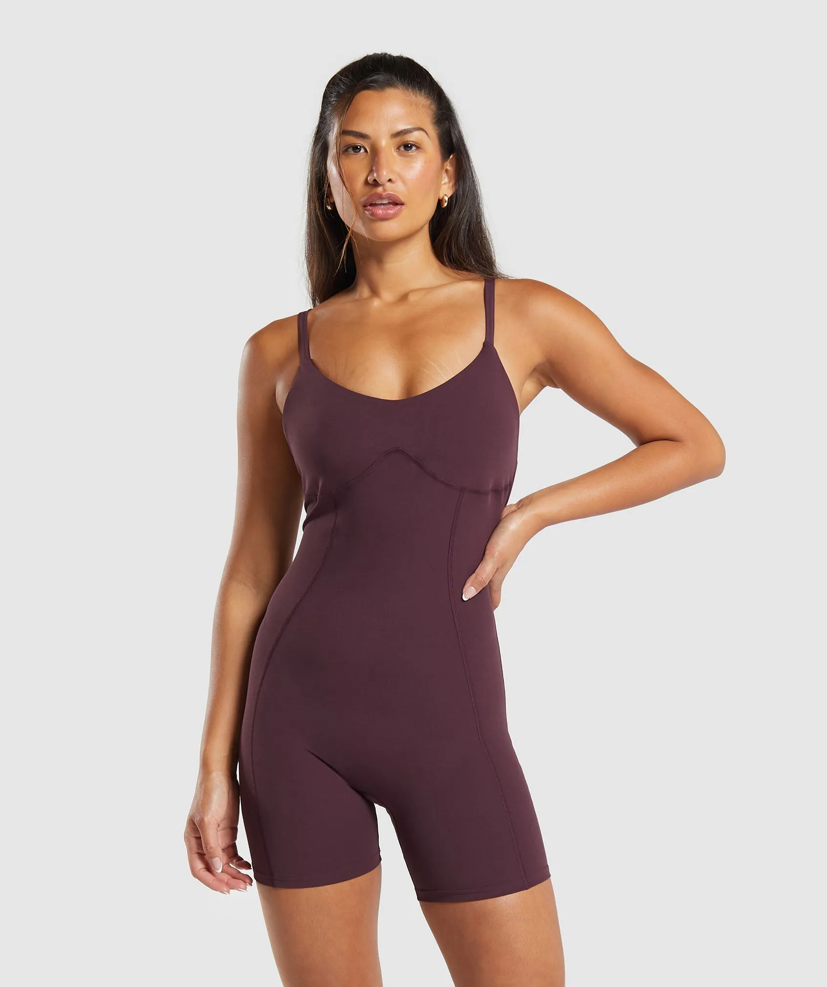 Gymshark Strappy All in One - Depth Purple