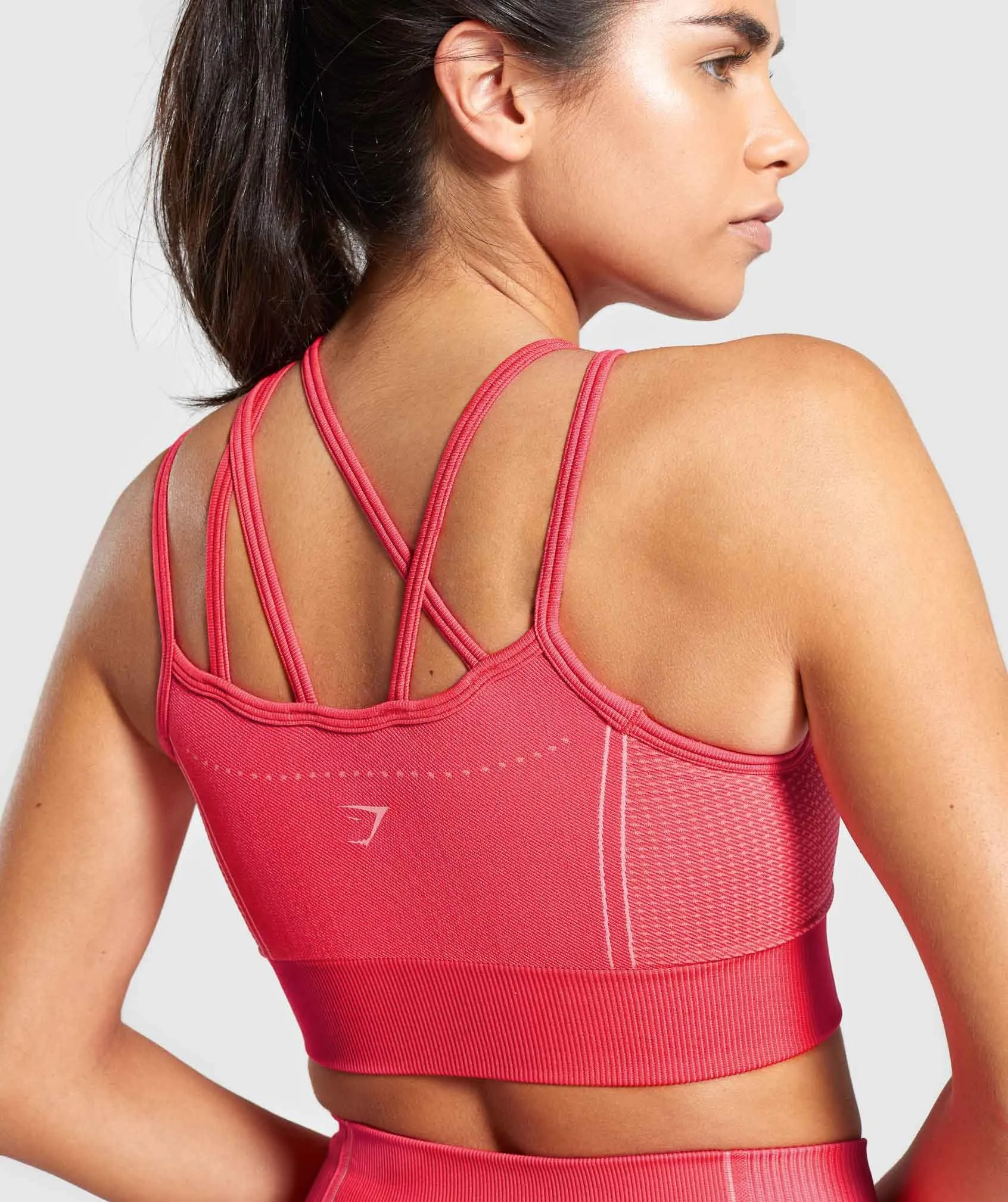 Gymshark Ultra Seamless Sports Bra - Pink