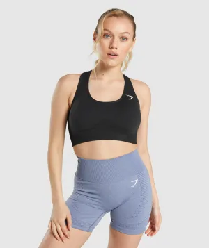 Gymshark Vital Seamless 2.0 Sports Bra - Black Marl