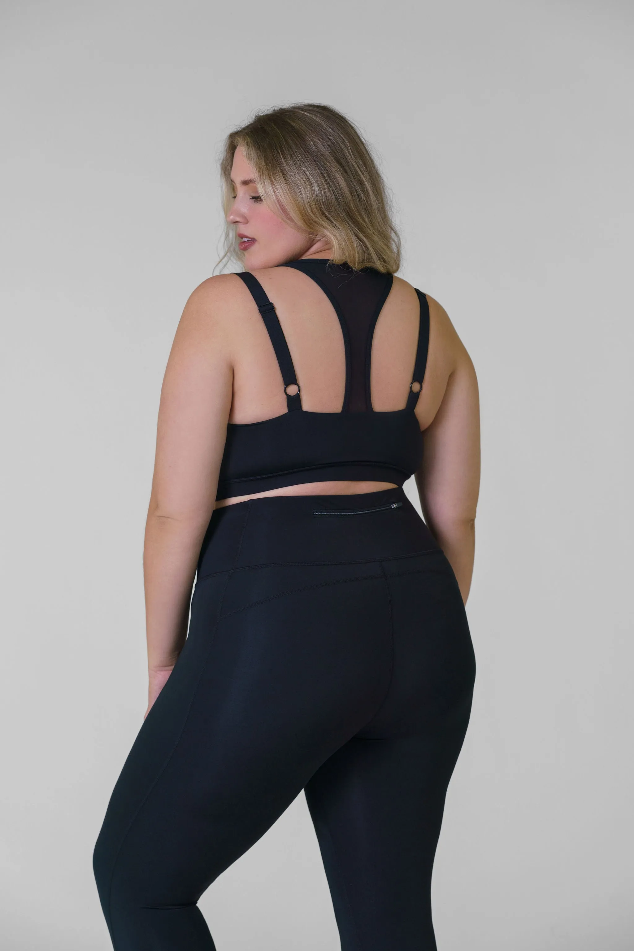 HARNESS MESH HYBRID RACERBACK