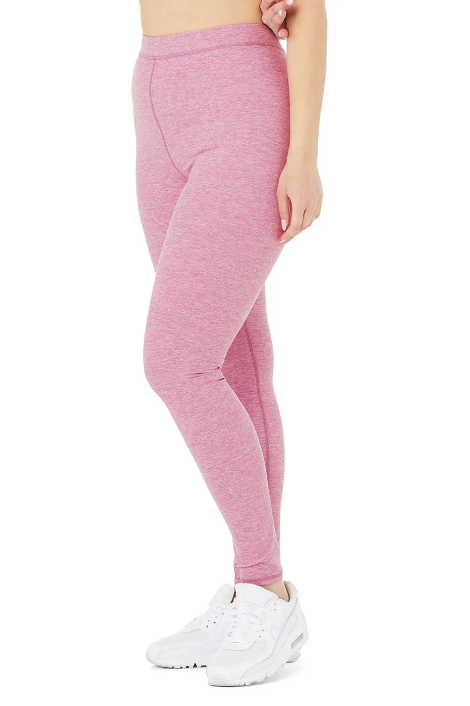 High-Waist Alosoft Flow Legging - Pink Lavender Heather