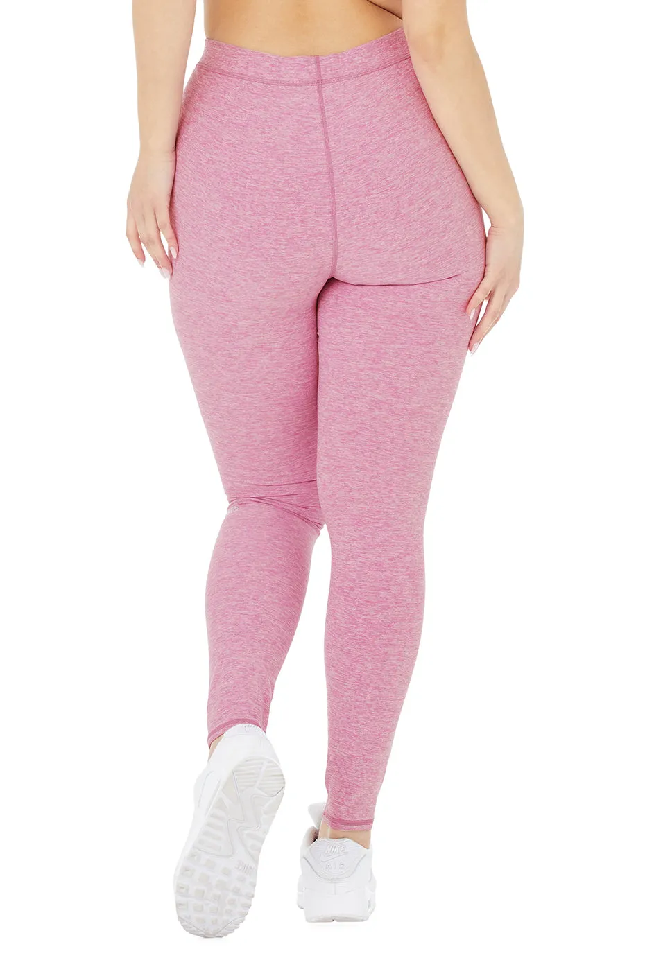 High-Waist Alosoft Flow Legging - Pink Lavender Heather