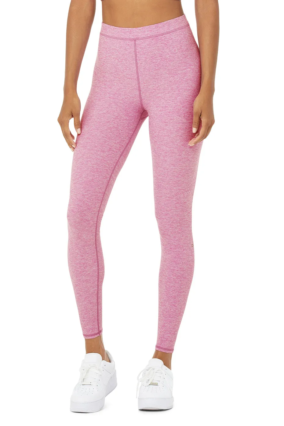 High-Waist Alosoft Flow Legging - Pink Lavender Heather