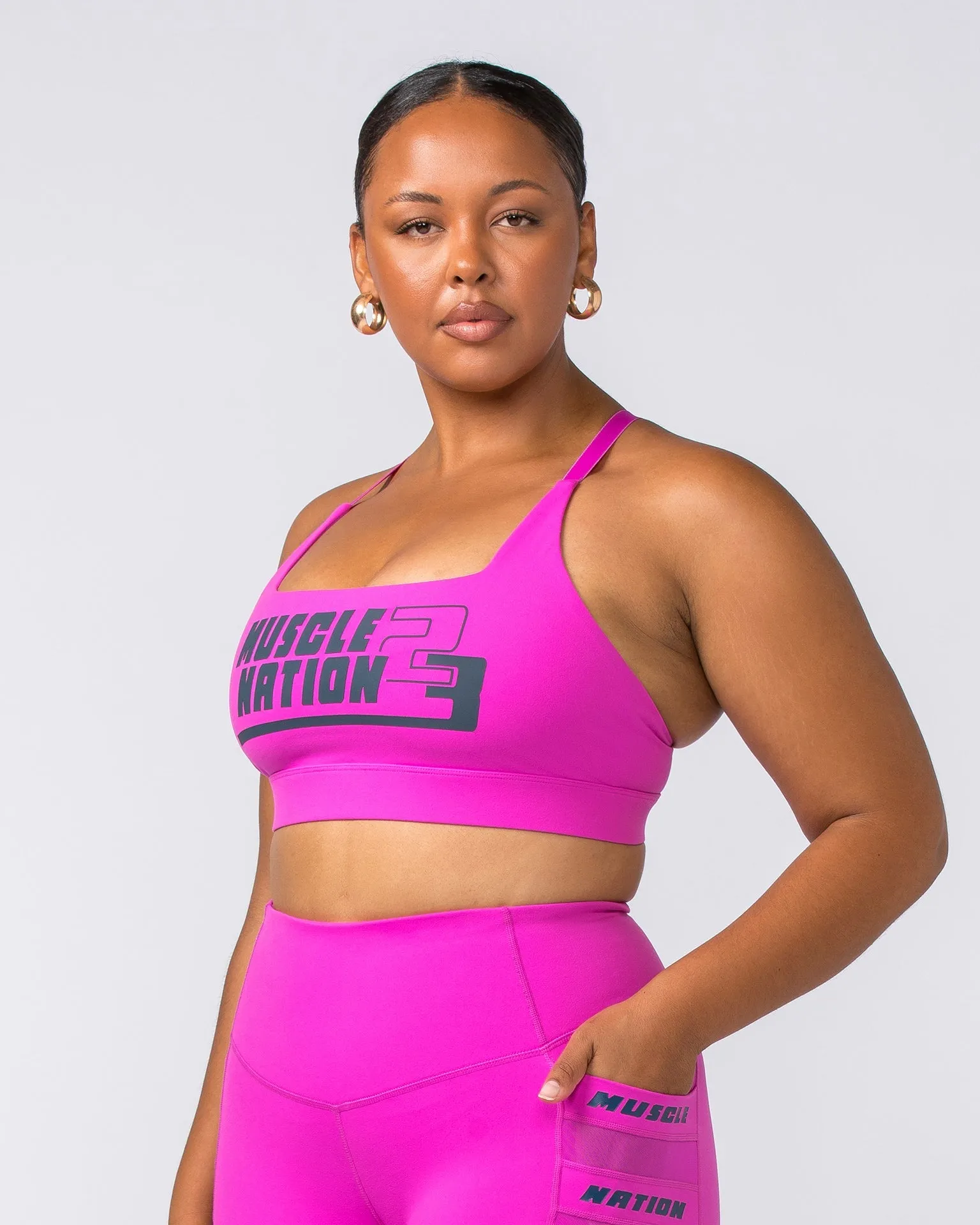 Ignite Bra - Hyper Fuchsia