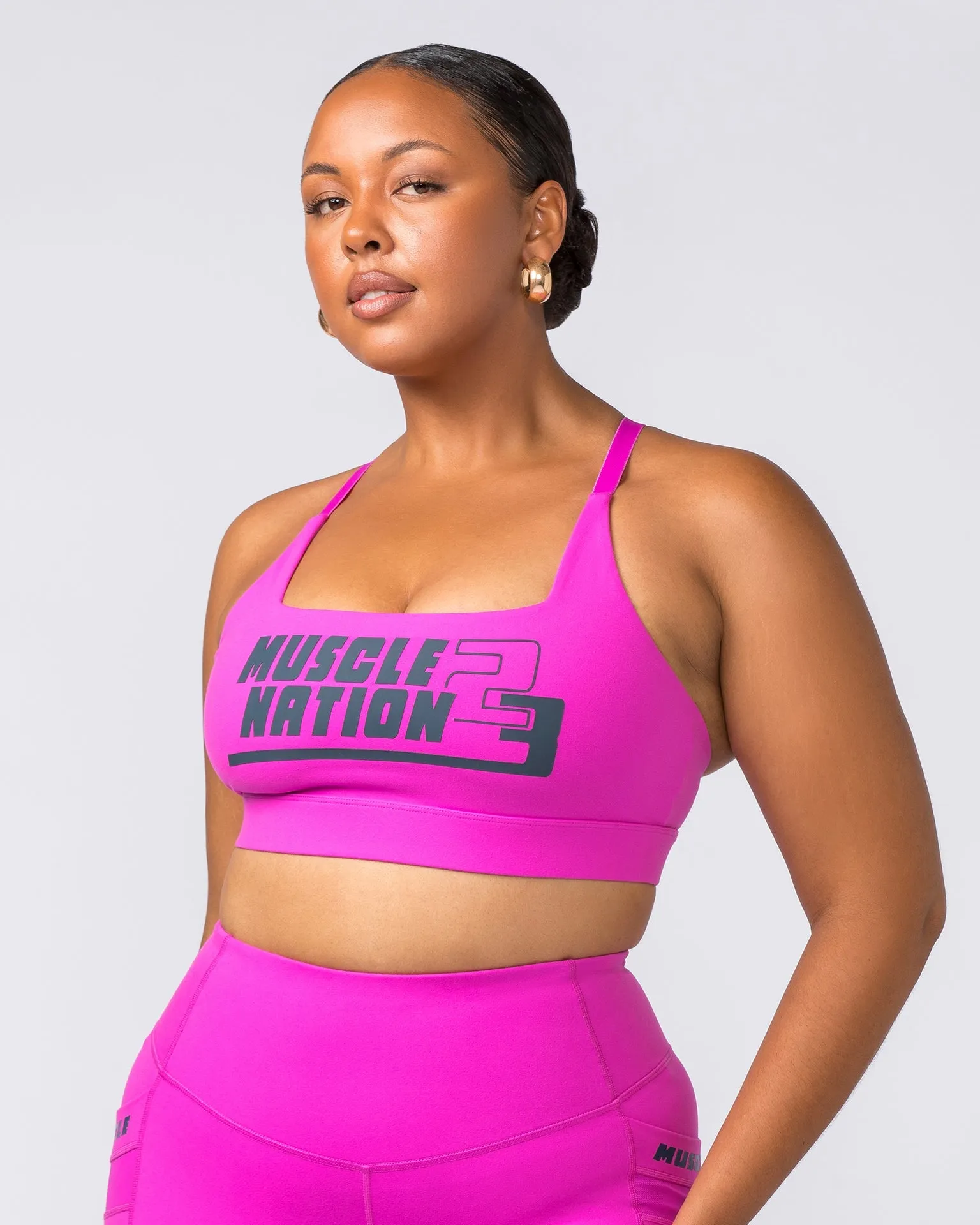 Ignite Bra - Hyper Fuchsia