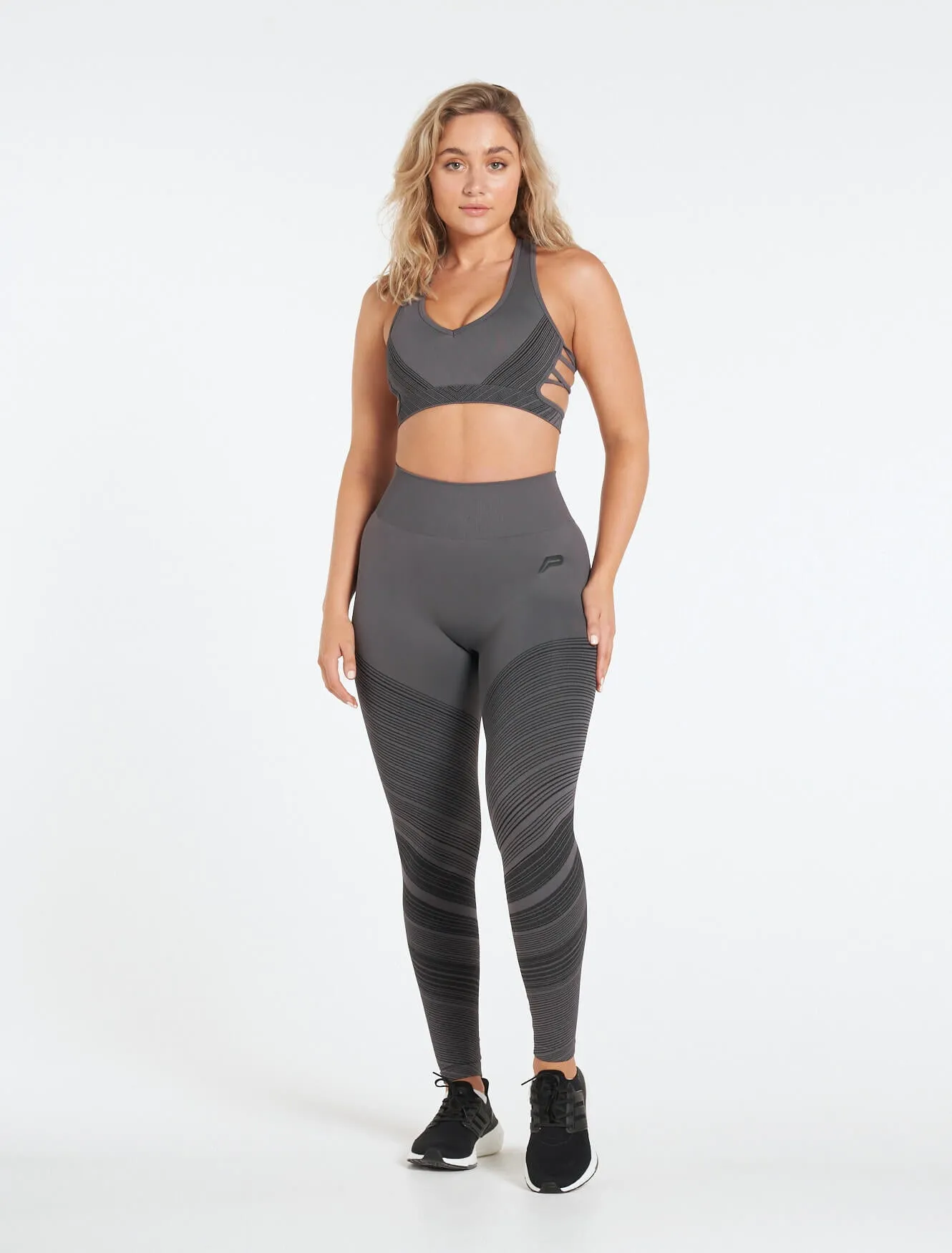 Impulse Seamless Sports Bra - Slate Grey