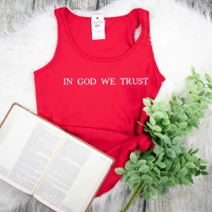 In God We Trust Tank Top