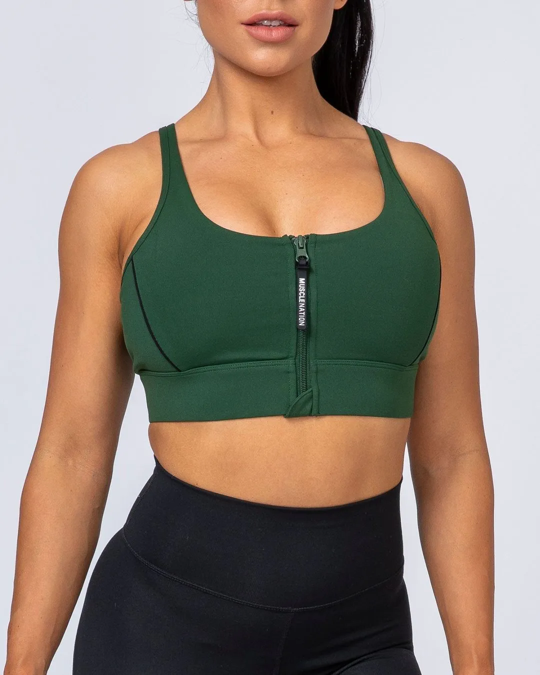 Locked & Loaded Bra - Moss