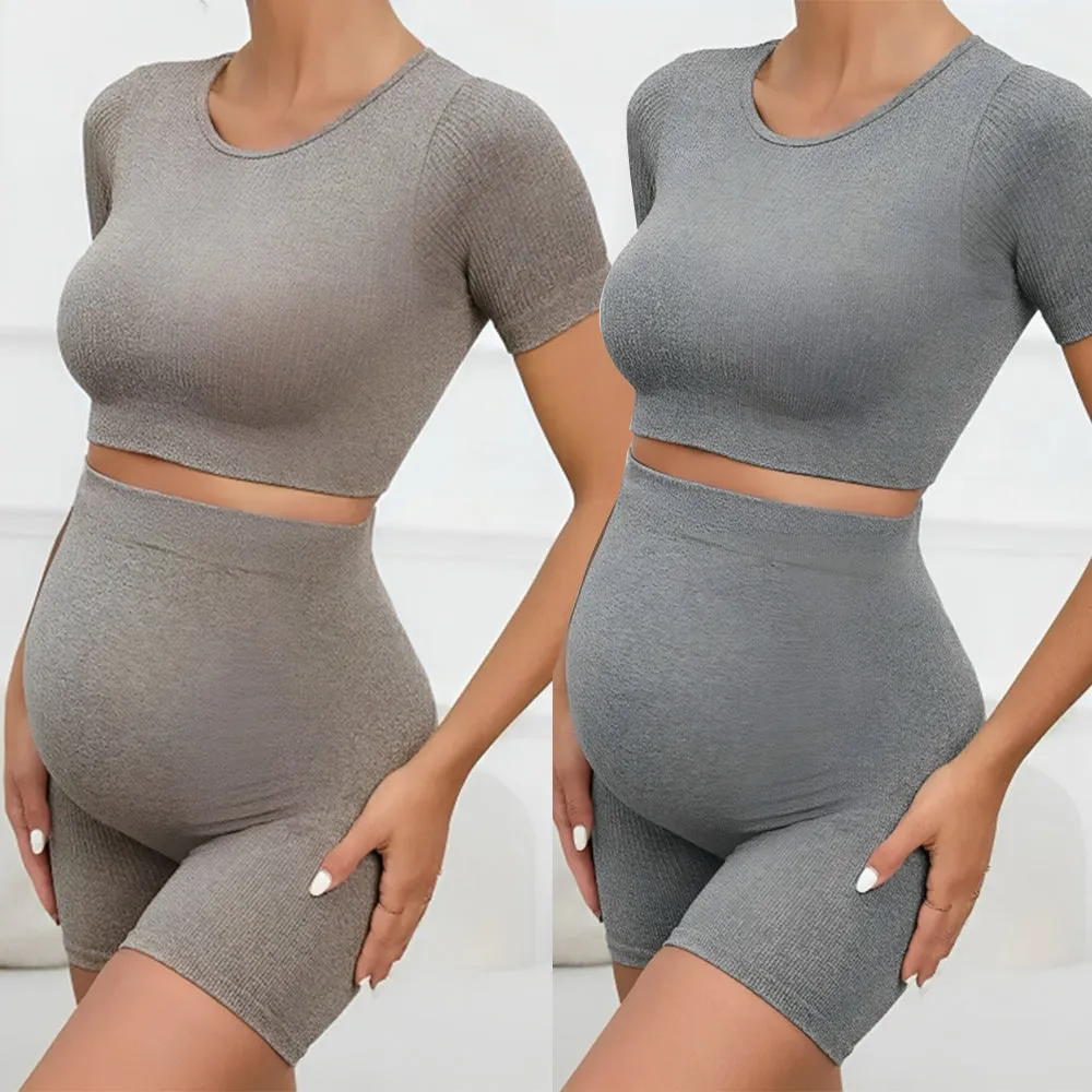 Maternity Seamless Yoga Set