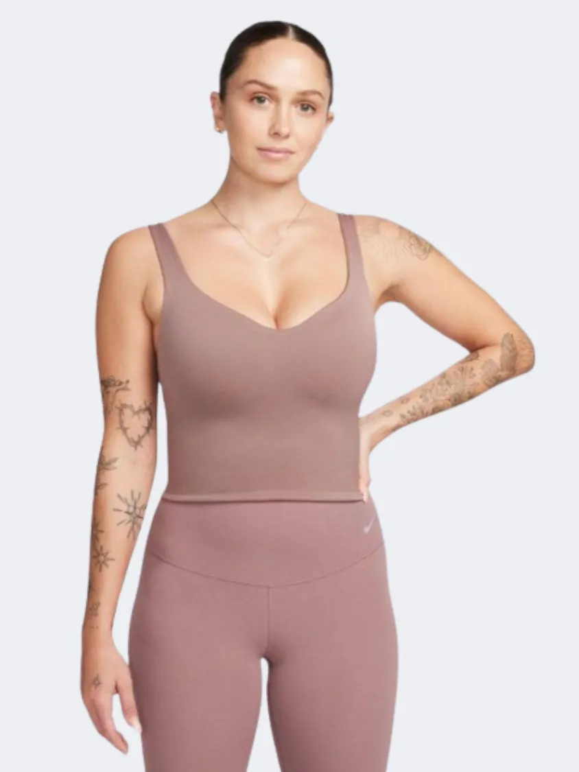 Nike Alate Women Training Tank Smokey Mauve/White