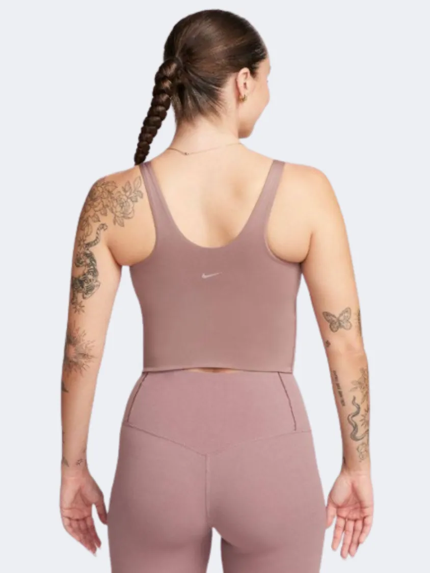 Nike Alate Women Training Tank Smokey Mauve/White