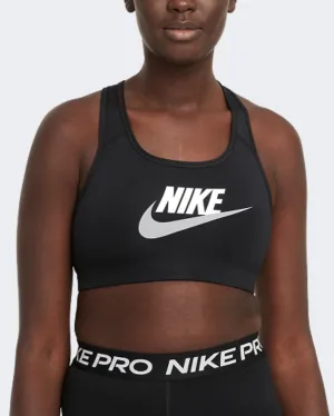 Nike Dri-Fit Swoosh Women Training Bra Black/White