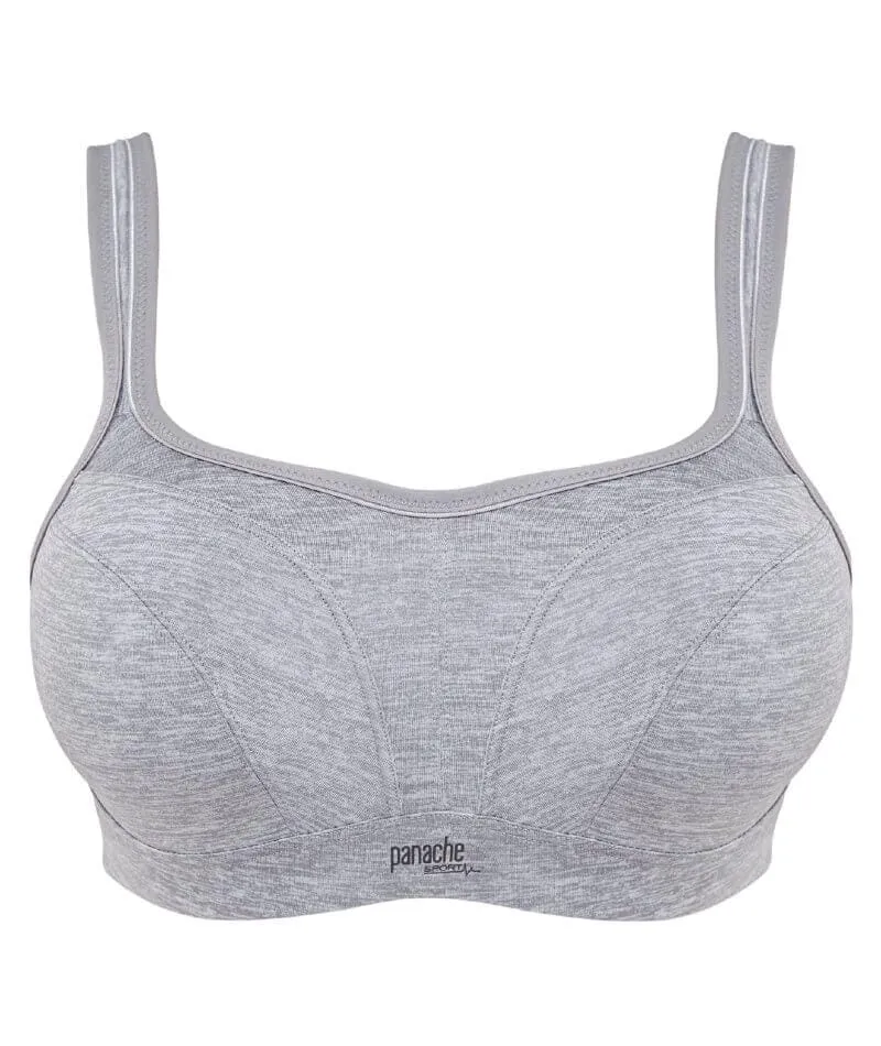 Panache Sport Power Underwired Sports Bra - Grey Marl