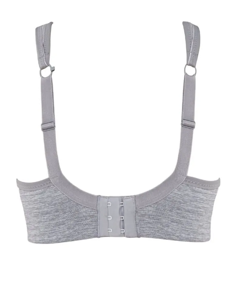 Panache Sport Power Underwired Sports Bra - Grey Marl