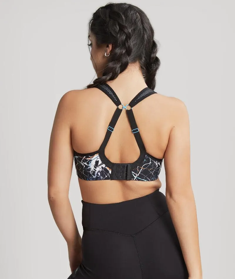 Panache Sport Power Underwired Sports Bra - Ink Splat