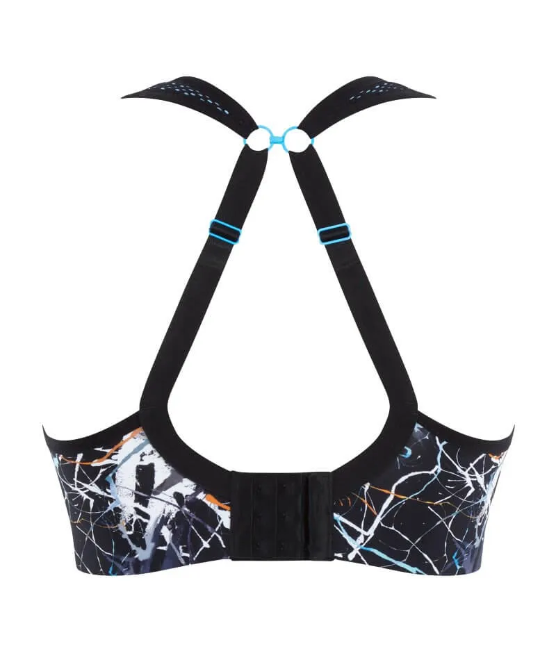 Panache Sport Power Underwired Sports Bra - Ink Splat