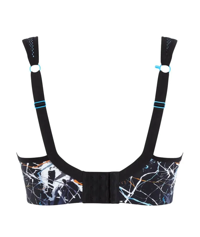 Panache Sport Power Underwired Sports Bra - Ink Splat