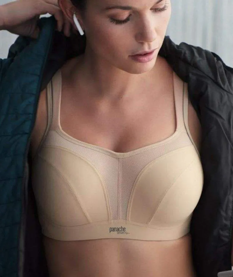 Panache Sport Power Underwired Sports Bra - Latte