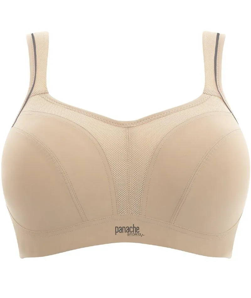 Panache Sport Power Underwired Sports Bra - Latte