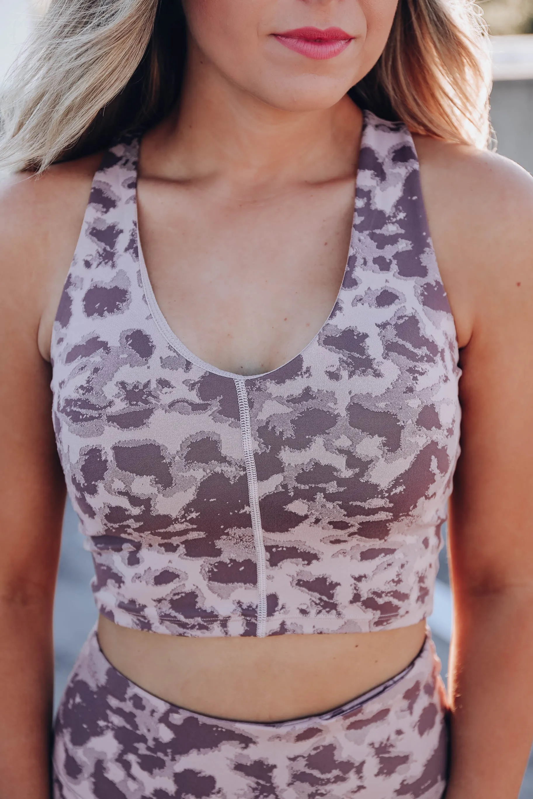 Positivity Jacquard Sports Bra