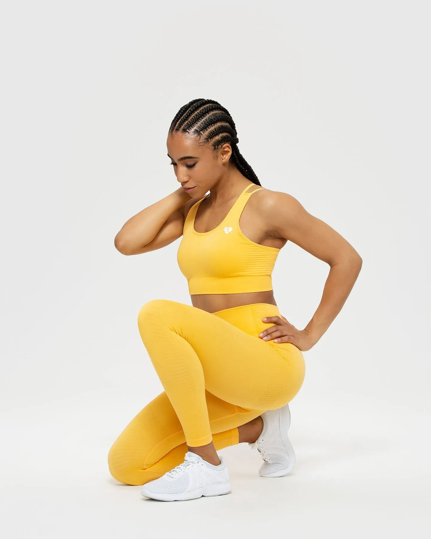 Power Seamless Sports Bra | Sorbet Orange