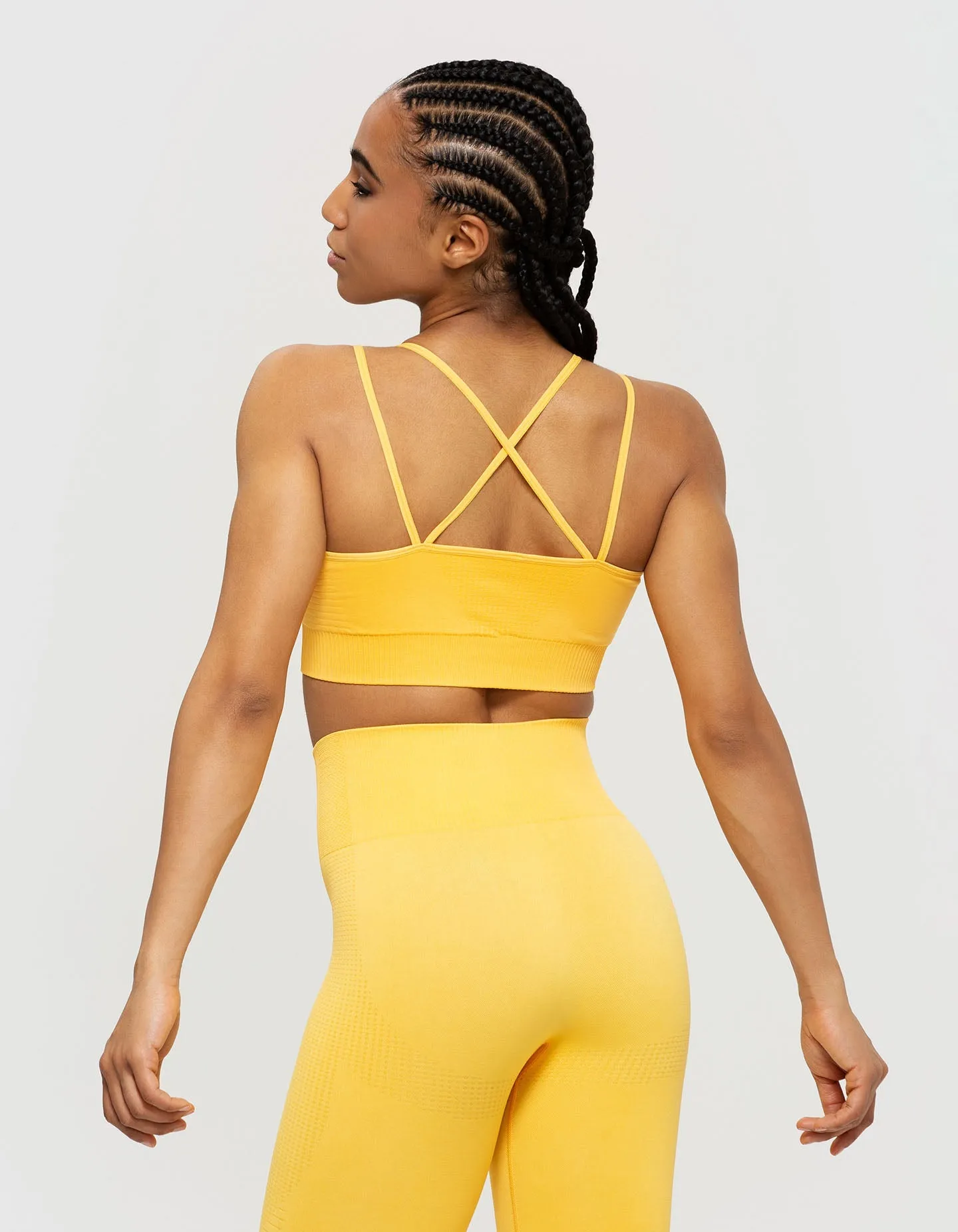 Power Seamless Sports Bra | Sorbet Orange