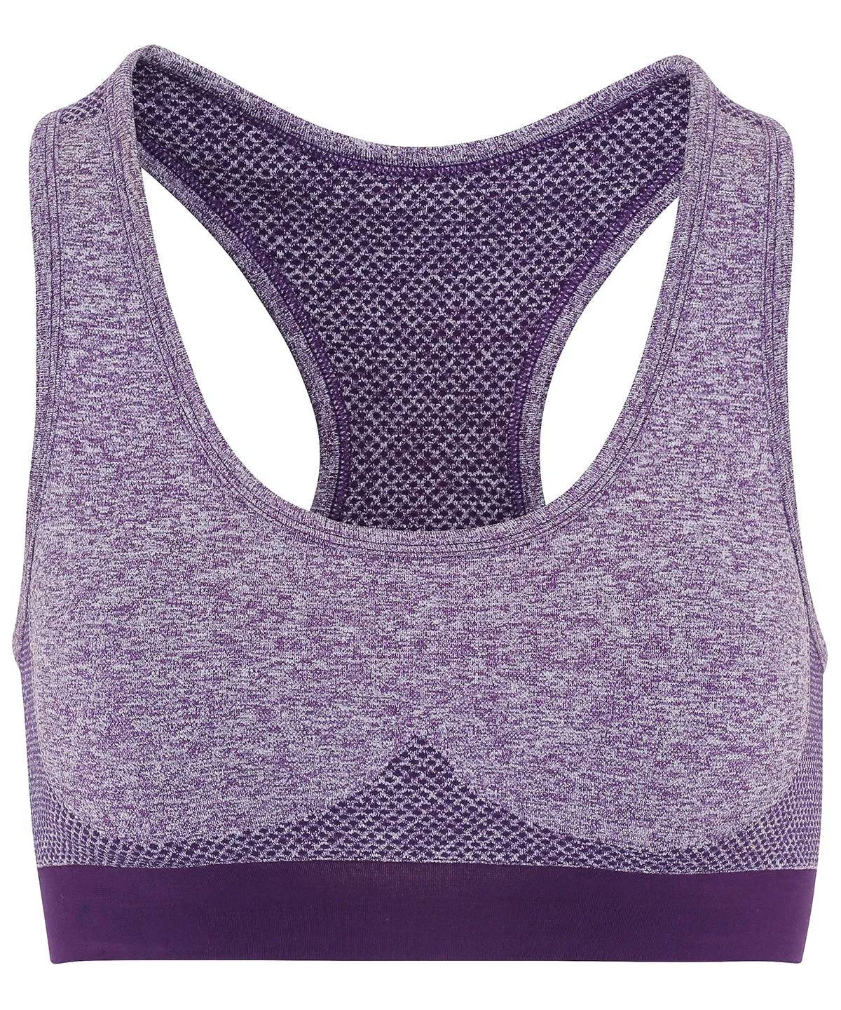 Purple - TriDri® seamless '3D fit' multi-sport sculpt bra