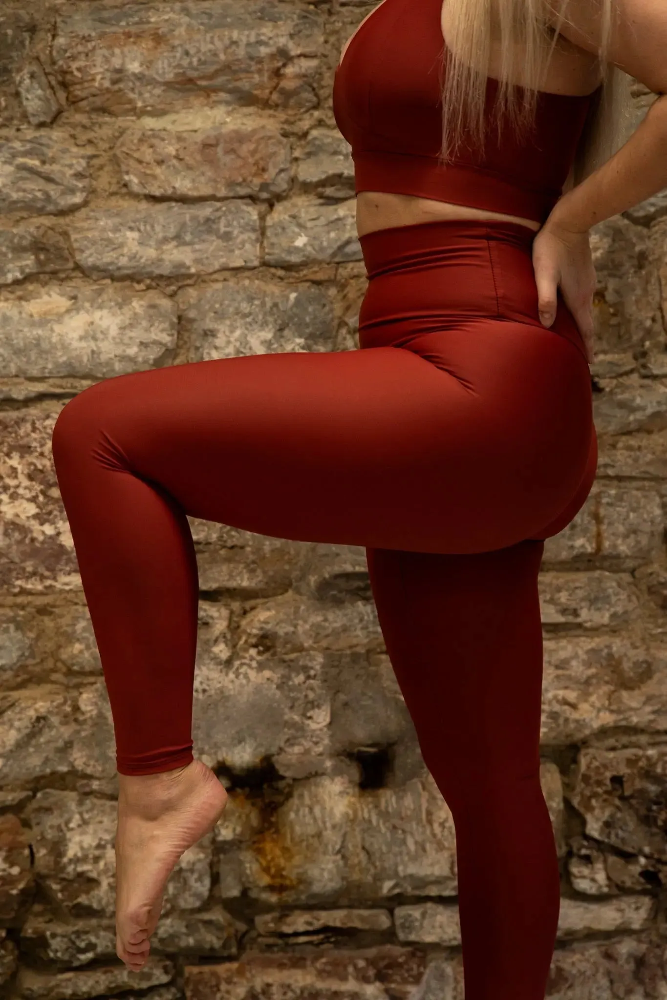 Recycled Nylon Power High Waisted Recycled Leggings - Various Colours