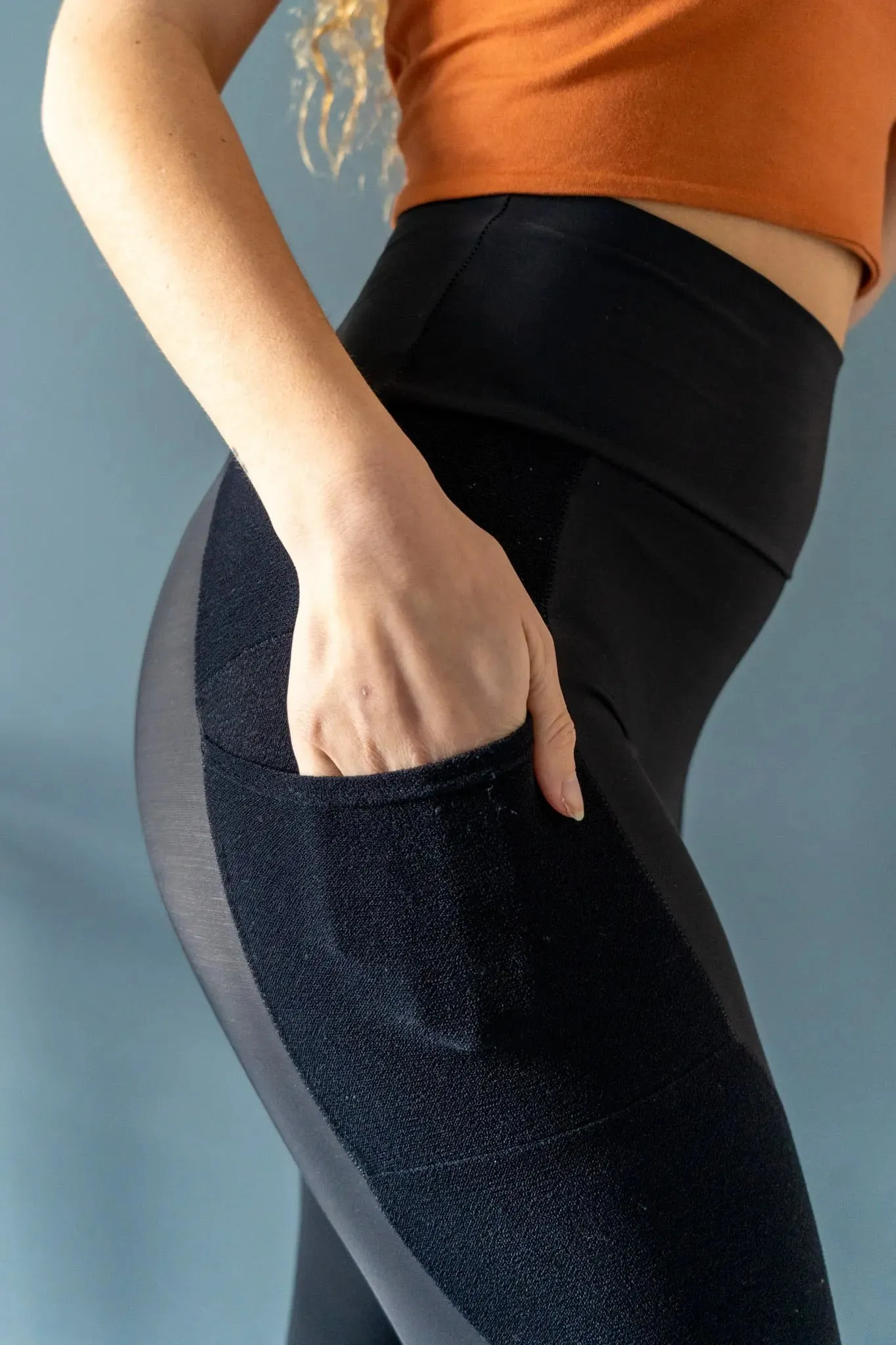 Recycled Nylon Power High Waisted Recycled Leggings - Various Colours