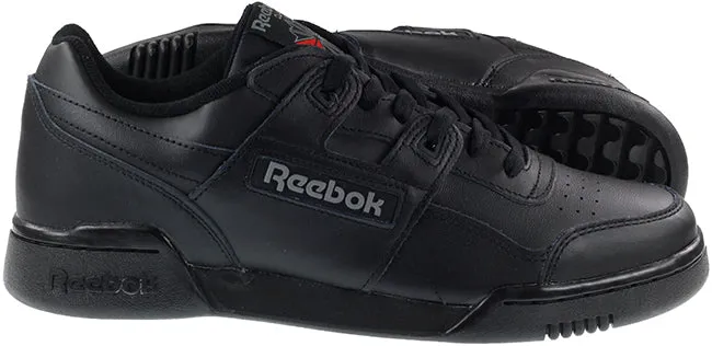 Reebok Trainers Mens Workout Plus Black Charcoal