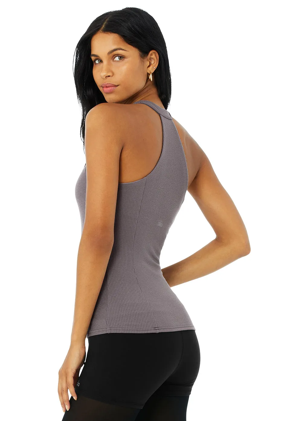 Ribbed Insight Tank - Purple Dusk