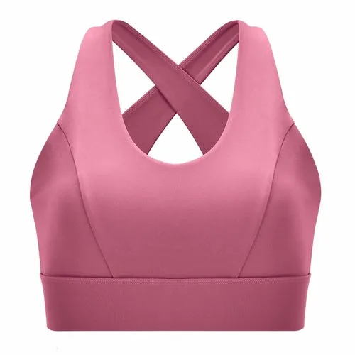 Seamless Yoga Bra Top Fashion Back Twist Slim Crop Top Sportswear