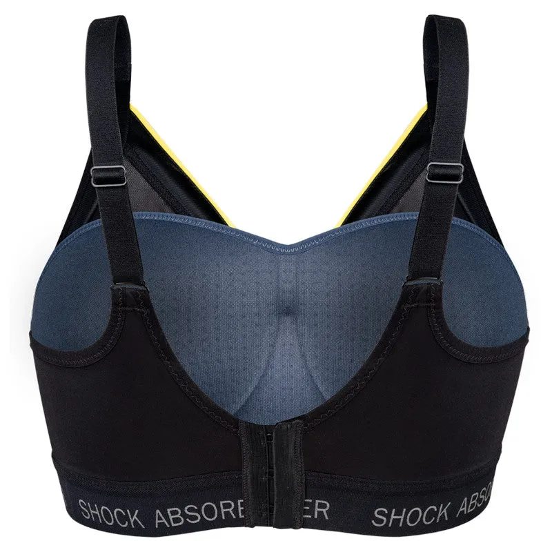 Shaped Support Sports Bra Grey - Shock Absorber