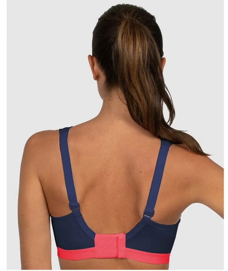 Shock Absorber Active D  Classic Support Sports Bra - Navy/Red