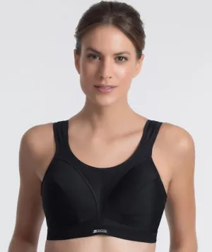 Shock Absorber Active D  Classic Support Wire-Free Sports Bra - Black