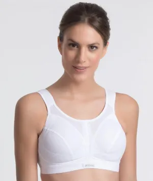 Shock Absorber Active D  Classic Support Wire-Free Sports Bra - White